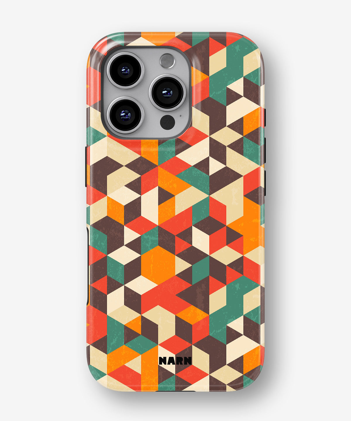 iPhone 16 Pro Max Tough Case – Retro Geometric - View 1