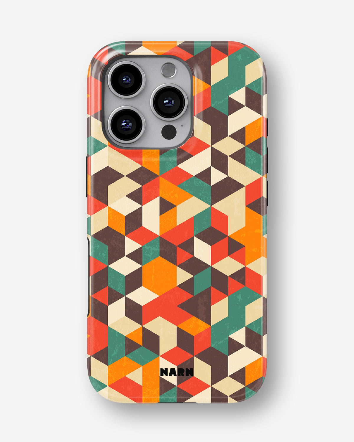 iPhone 16 Pro Max Tough Case – Retro Geometric - View 1