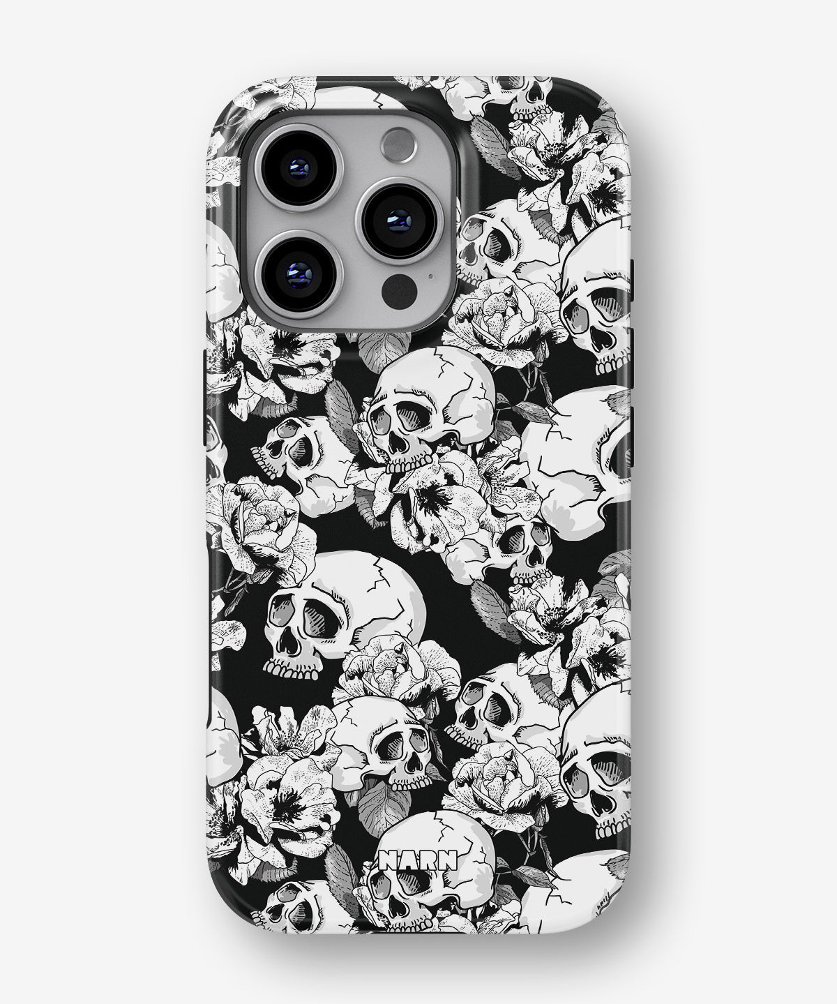 iPhone 16 Pro Max Tough Case – Skull Garden - View 1