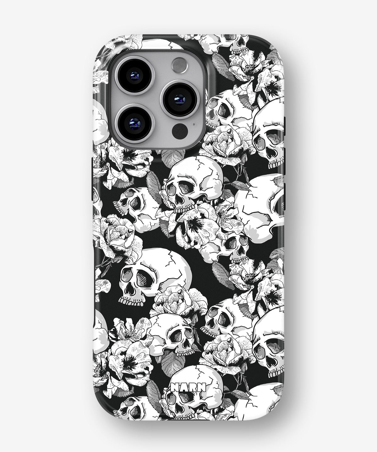 iPhone 16 Pro Max Tough Case – Skull Garden - View 1