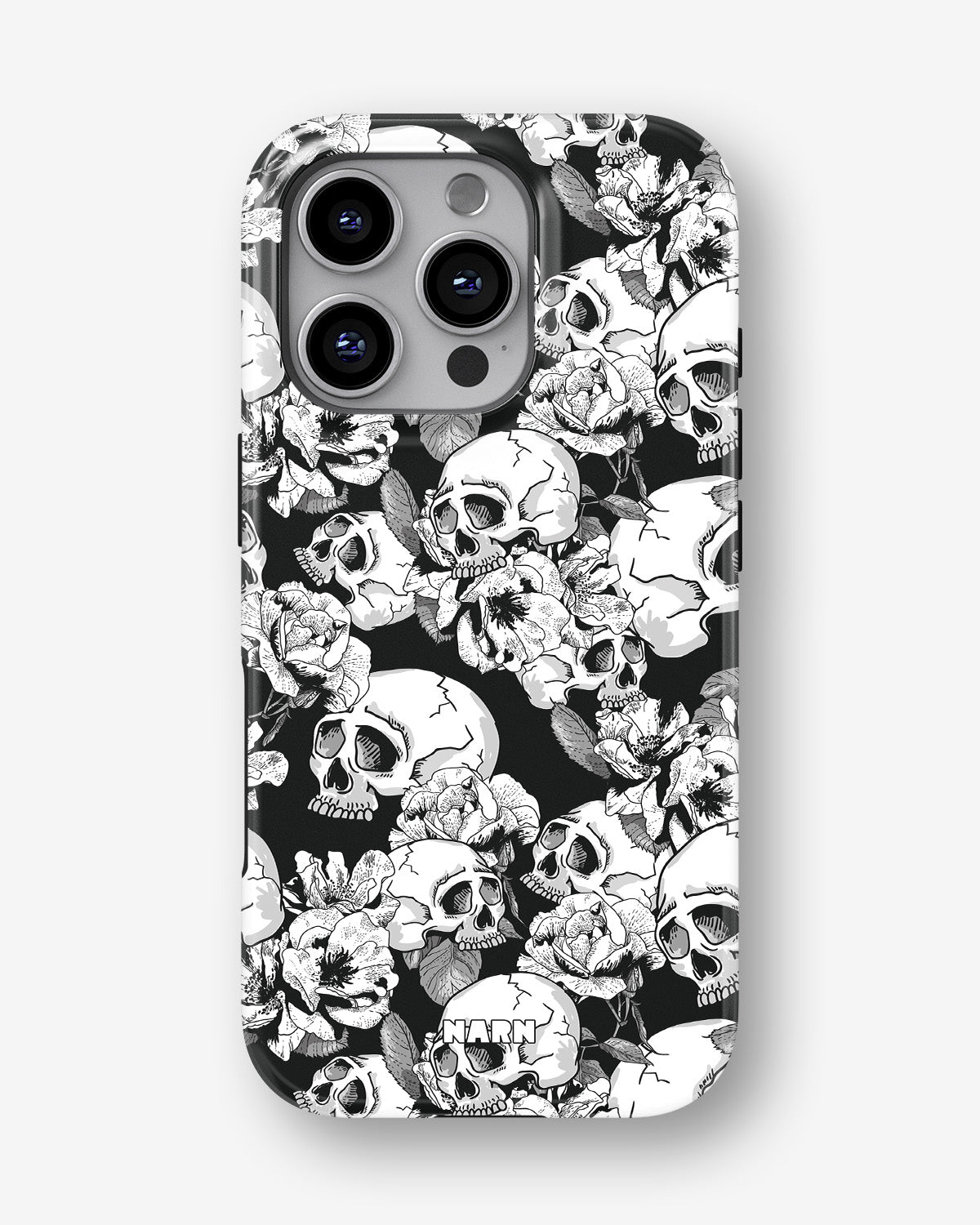 iPhone 16 Pro Max Tough Case – Skull Garden - View 1