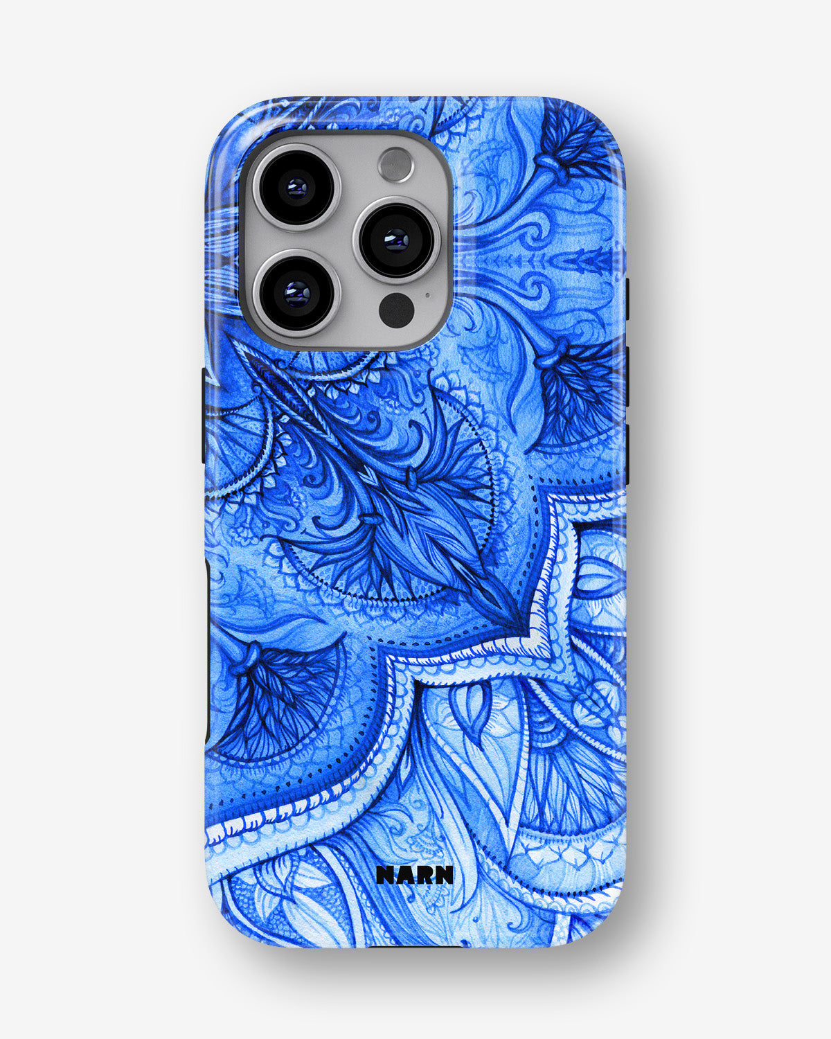 iPhone 16 Pro Max Tough Case – Blue Vintage - View 1