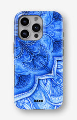 iPhone 16 Pro Max Tough Case – Blue Vintage - View 1