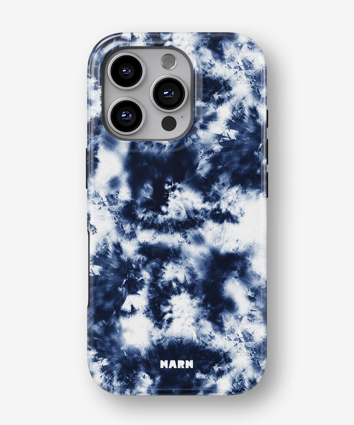 iPhone 16 Pro Max Tough Case – Tie Dye Blue - View 1
