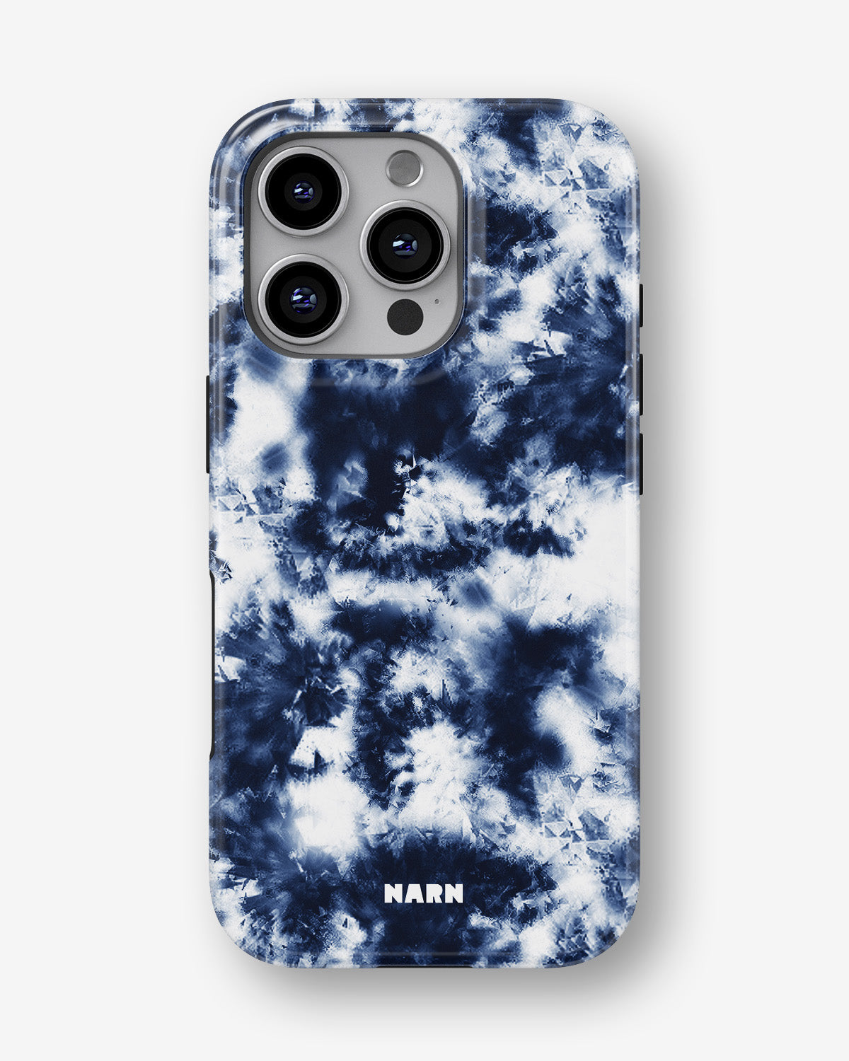 iPhone 16 Pro Max Tough Case – Tie Dye Blue - View 1