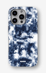 iPhone 16 Pro Max Tough Case – Tie Dye Blue - View 1