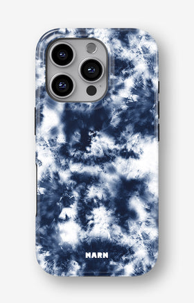 iPhone 16 Pro Max Tough Case – Tie Dye Blue - View 1