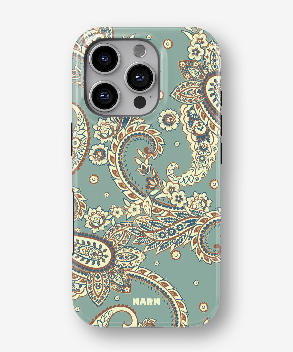 iPhone 16 Pro Max Tough Case – Paisley Green - View 1