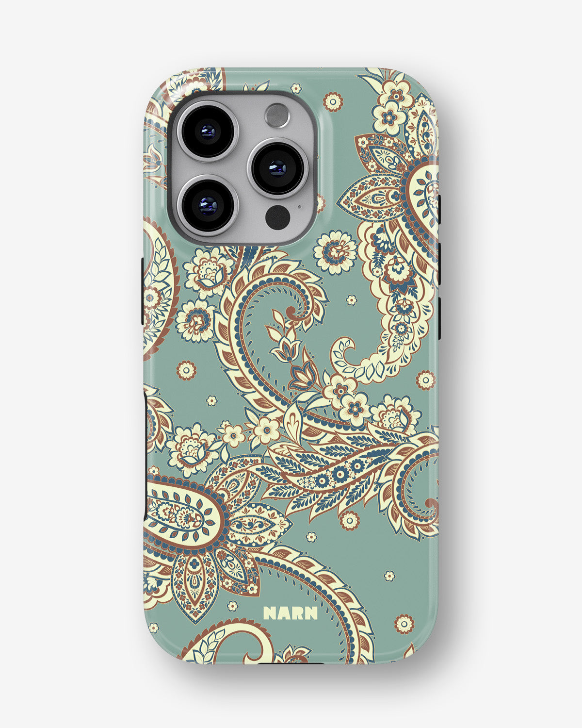 iPhone 16 Pro Max Tough Case – Paisley Green - View 1