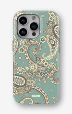 iPhone 16 Pro Max Tough Case – Paisley Green - View 1