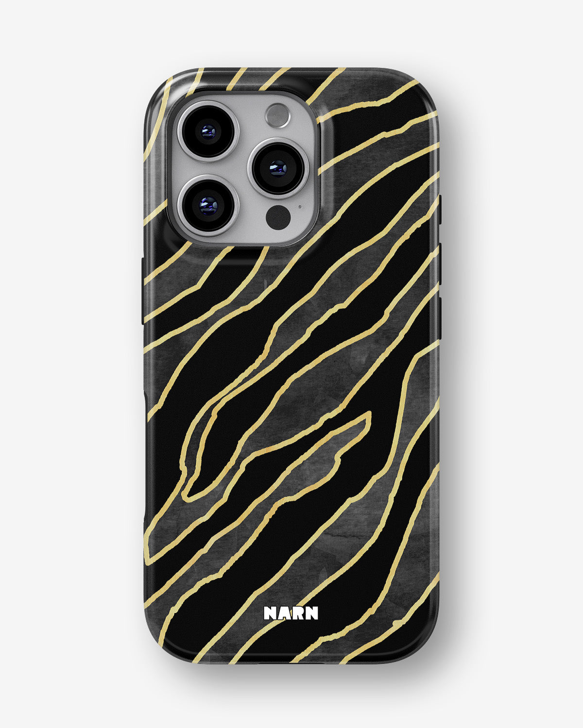 iPhone 16 Pro Max Tough Case – Golden Zebra - View 1