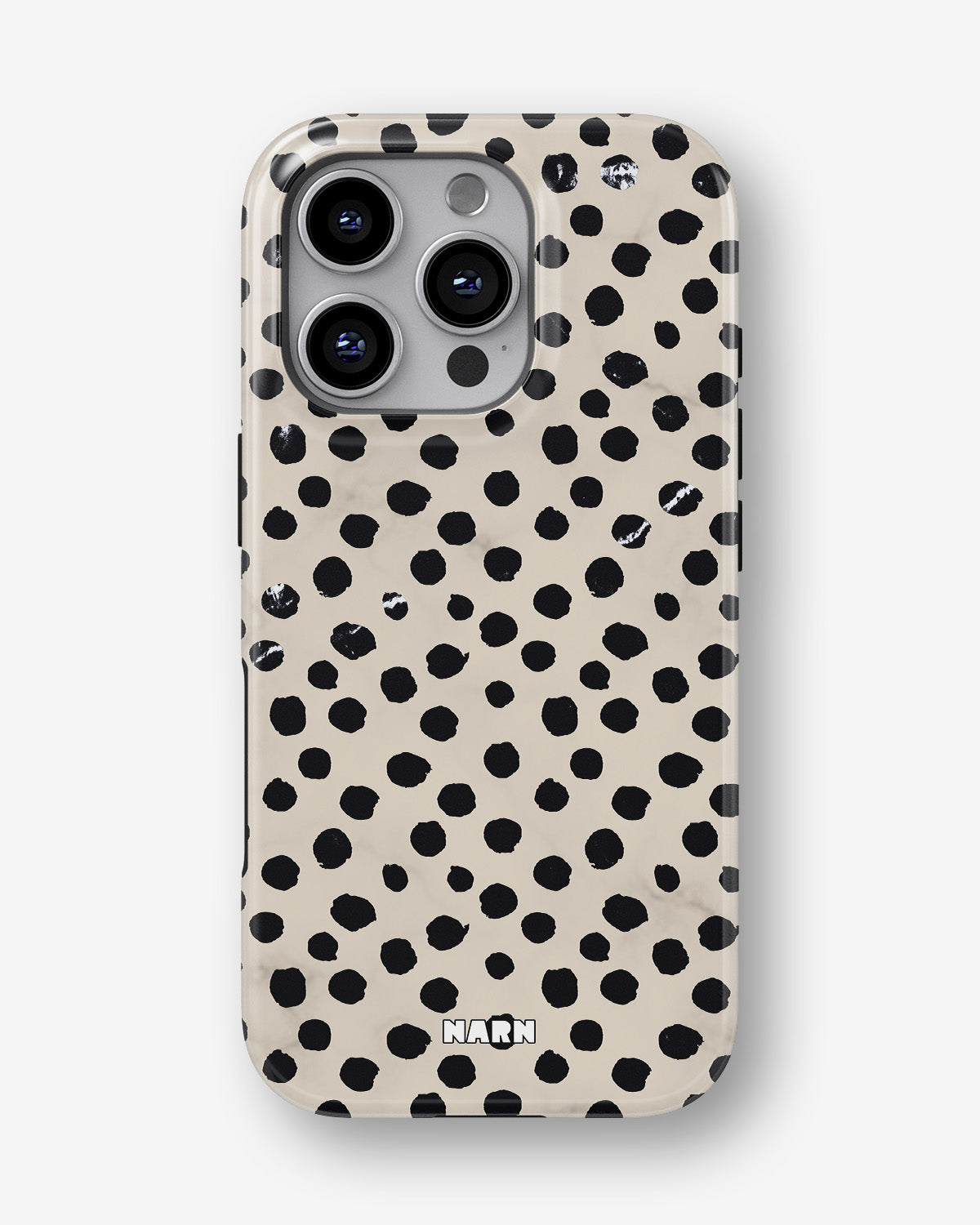 iPhone 16 Pro Max Tough Case – Marble Dots - View 1