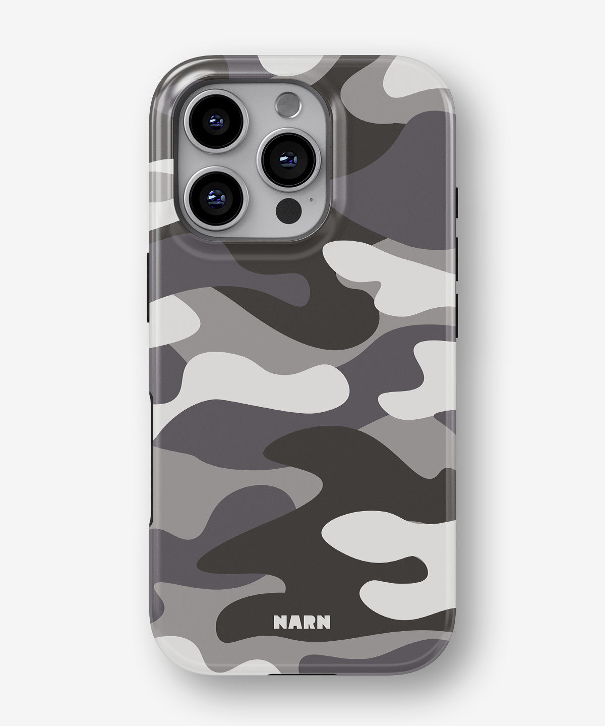 iPhone 16 Pro Max Tough Case – Grey Camo - View 1