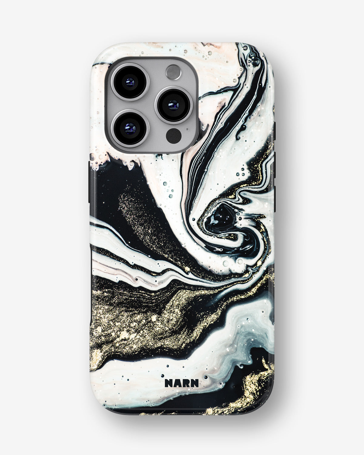 iPhone 16 Pro Max Tough Case – Golden Swirl - View 1