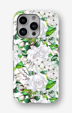 iPhone 16 Pro Max Tough Case – White Bloom - View 1
