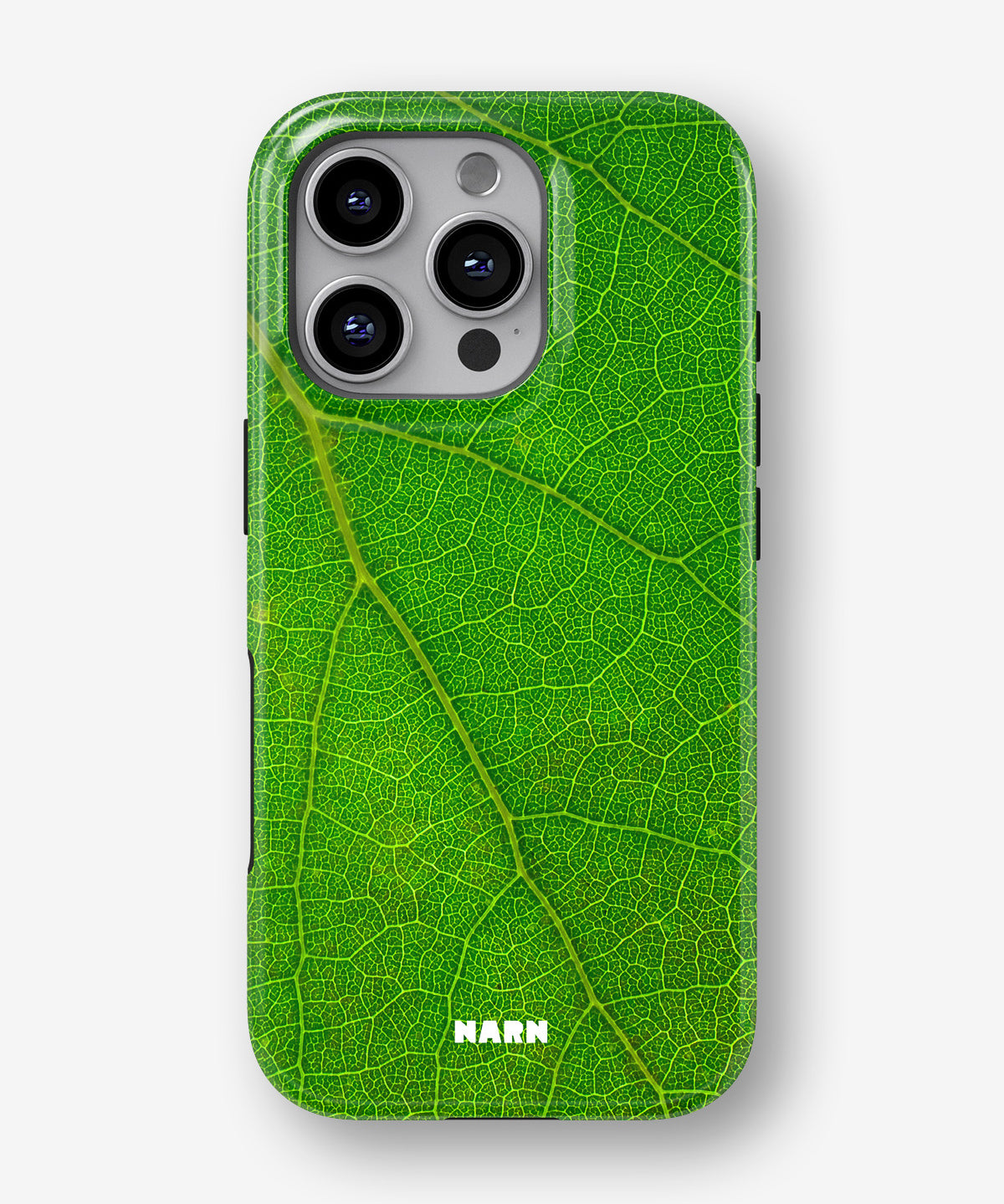 iPhone 16 Pro Max Tough Case – Green Leafy - View 1