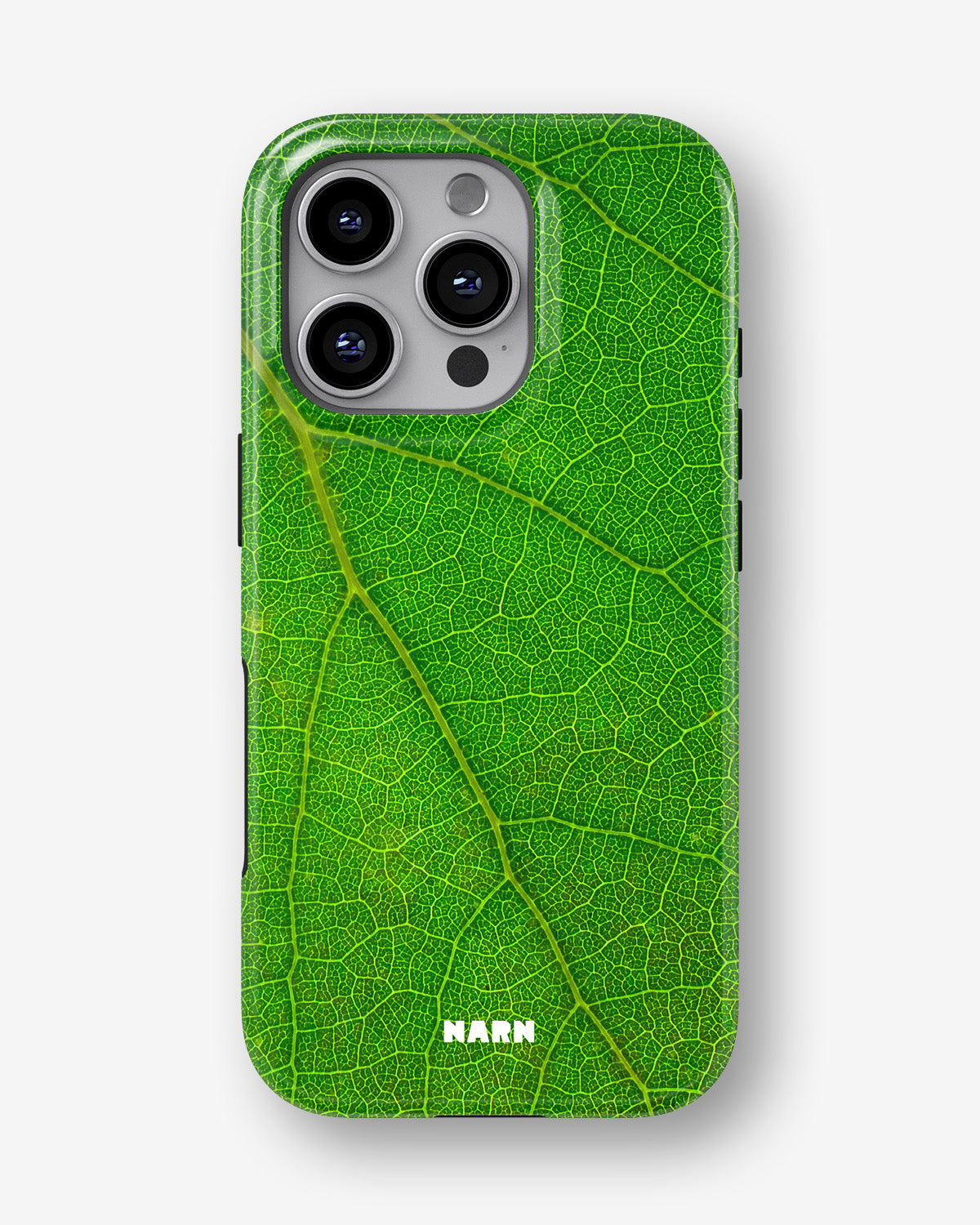 iPhone 16 Pro Max Tough Case – Green Leafy - View 1