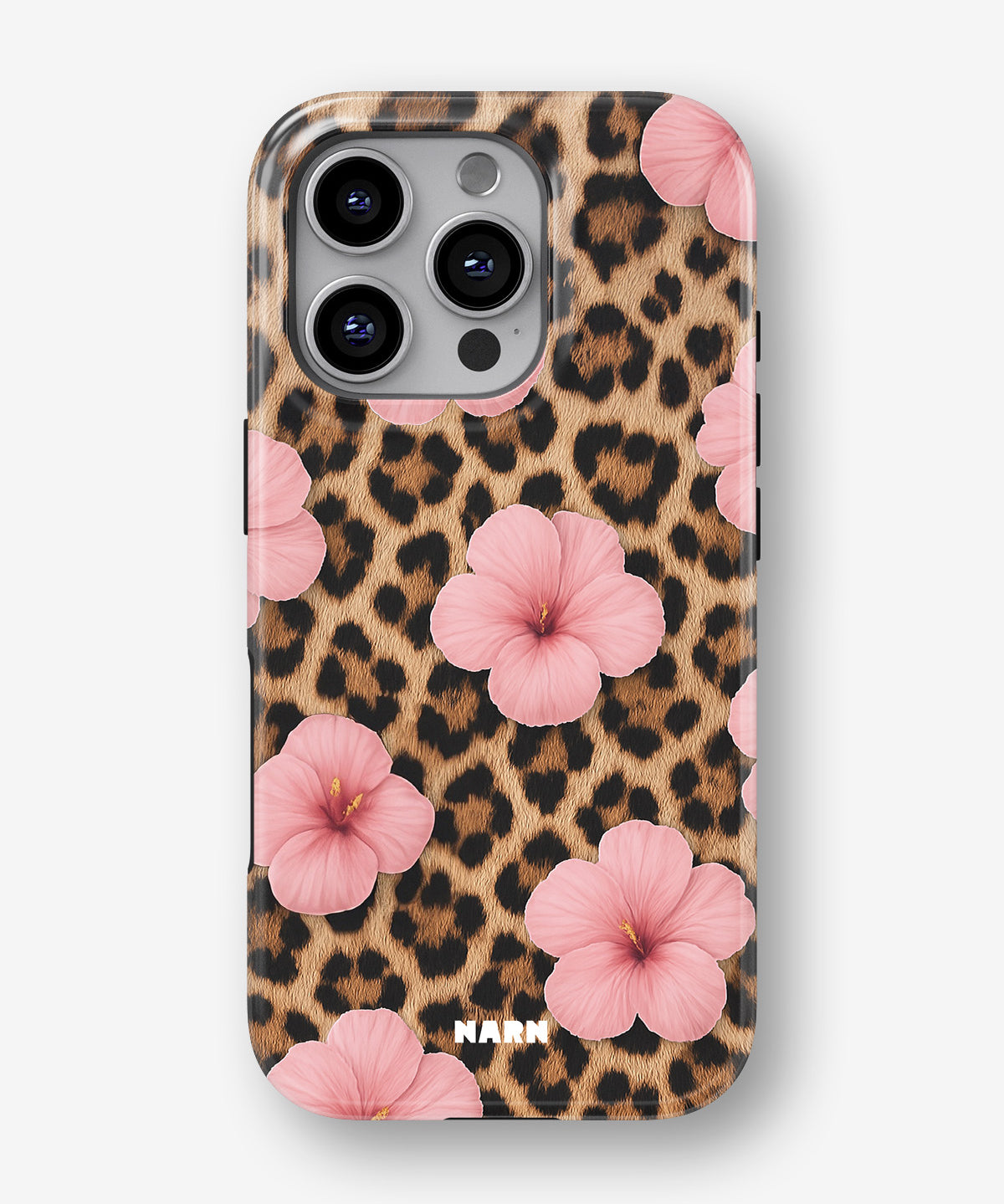 iPhone 16 Pro Max Tough Case – Leopard Flower - View 1
