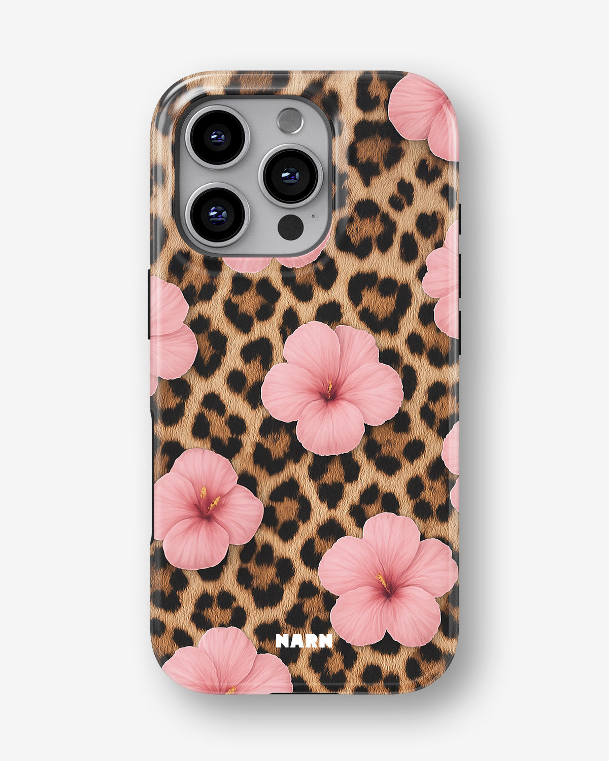 iPhone 16 Pro Max Tough Case – Leopard Flower - View 1
