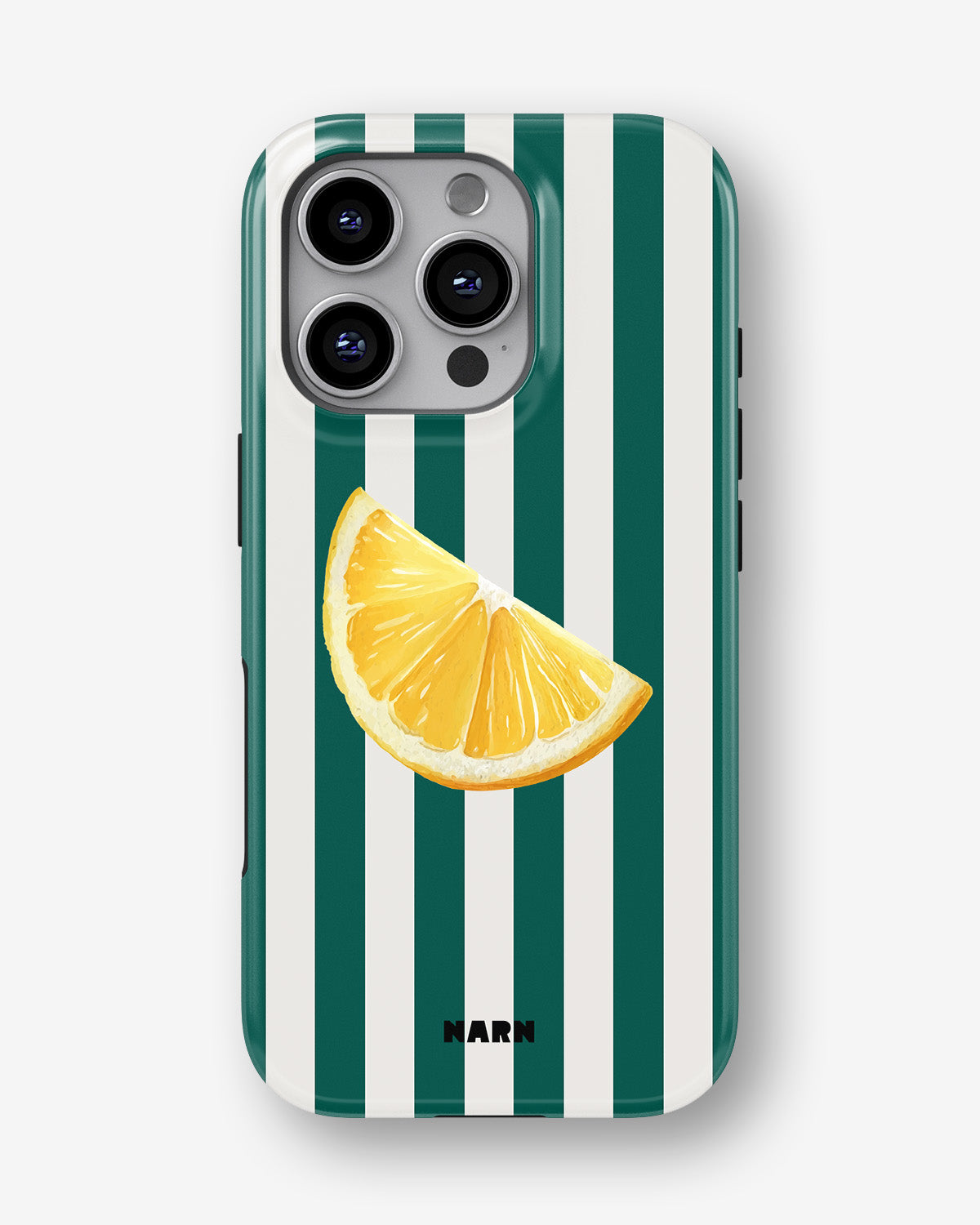 iPhone 16 Pro Max Tough Case – Lemon Stripes - View 1