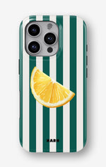 iPhone 16 Pro Max Tough Case – Lemon Stripes - View 1