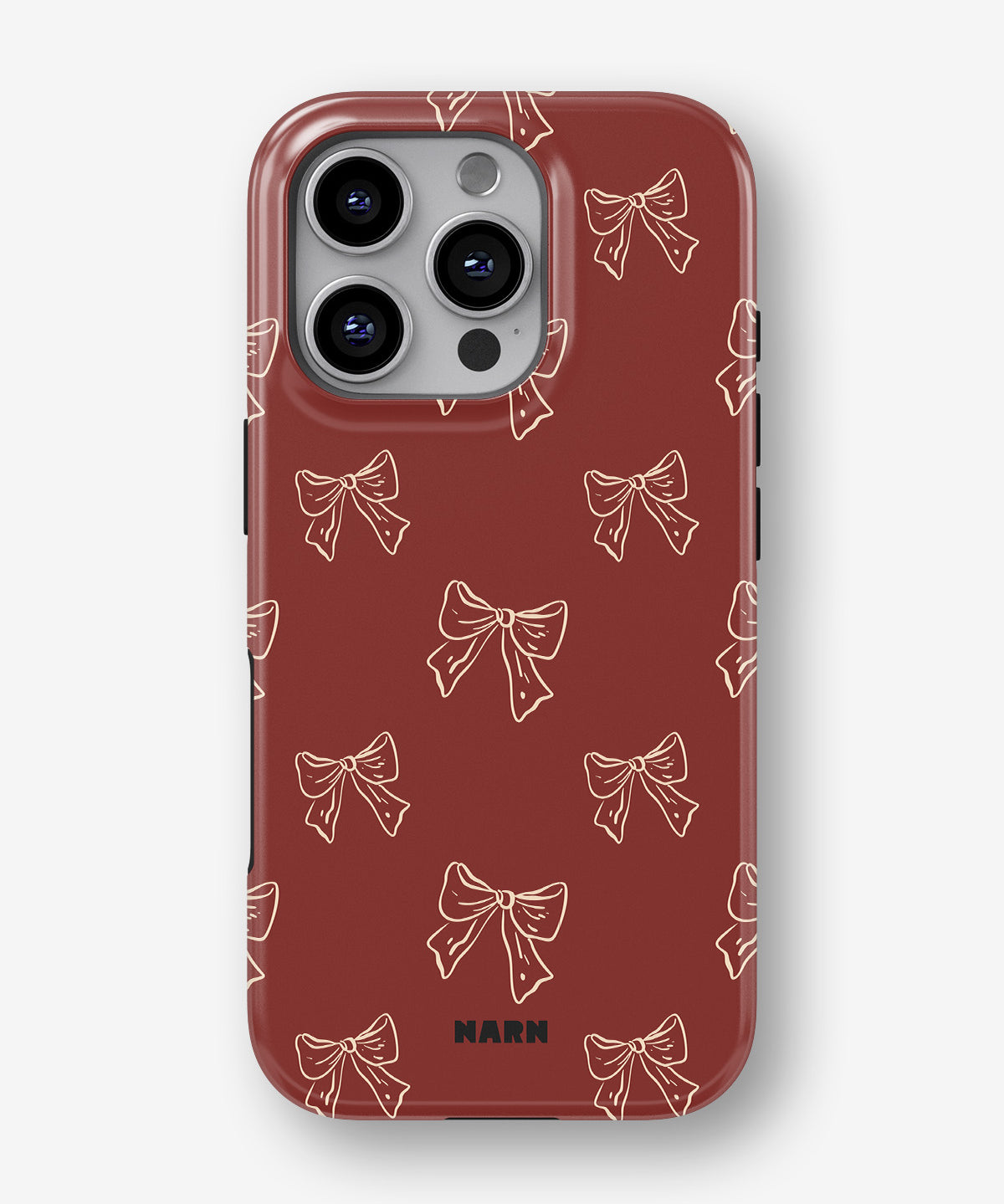 iPhone 16 Pro Max Tough Case – Cherry Bows - View 1