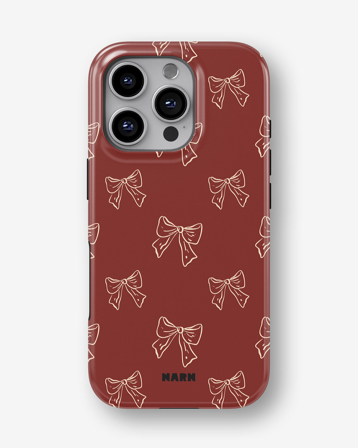 iPhone 16 Pro Max Tough Case – Cherry Bows - View 1