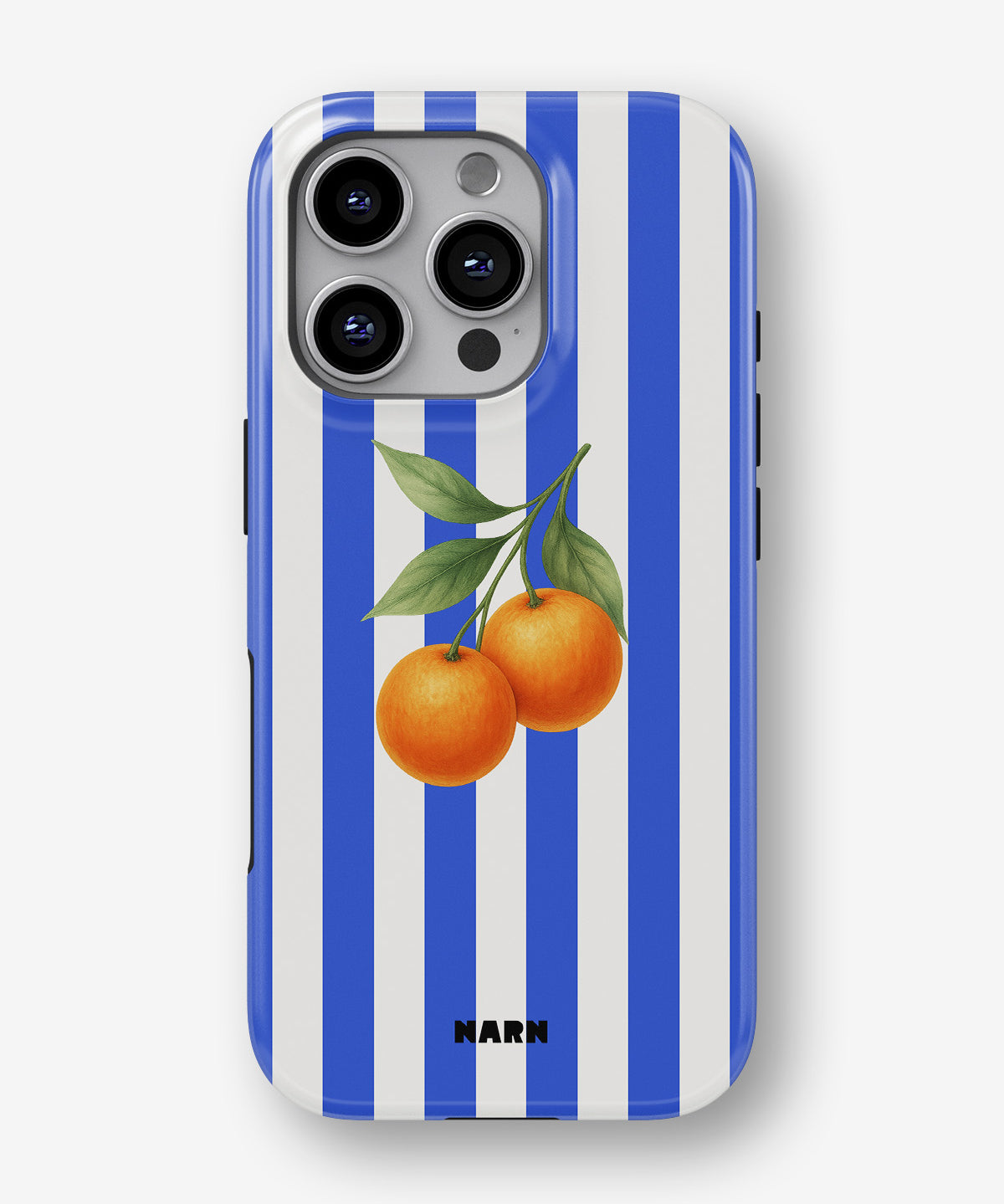iPhone 16 Pro Max Tough Case – Orange Stripes - View 1