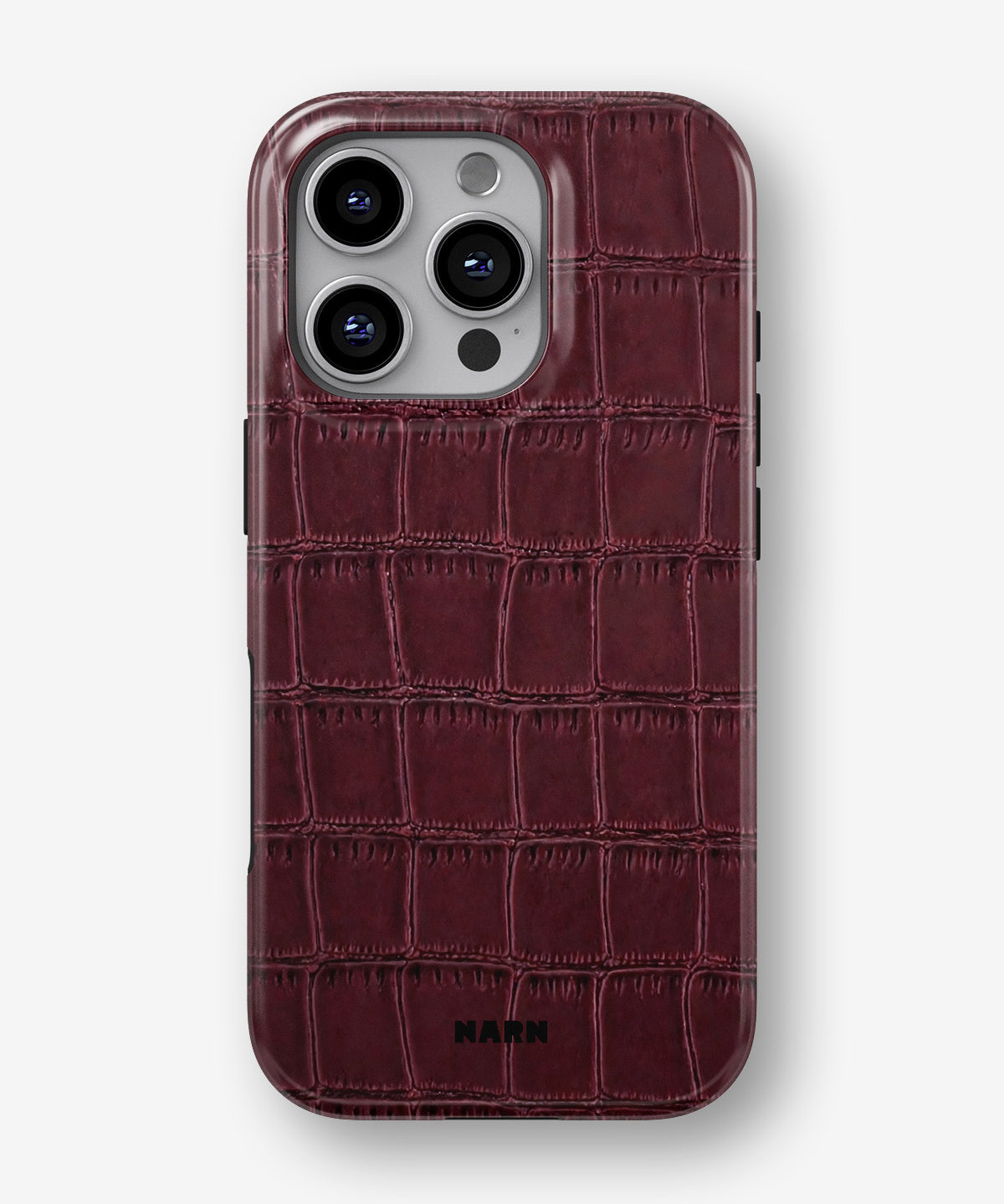 iPhone 16 Pro Max Tough Case – Rouge Croc - View 1