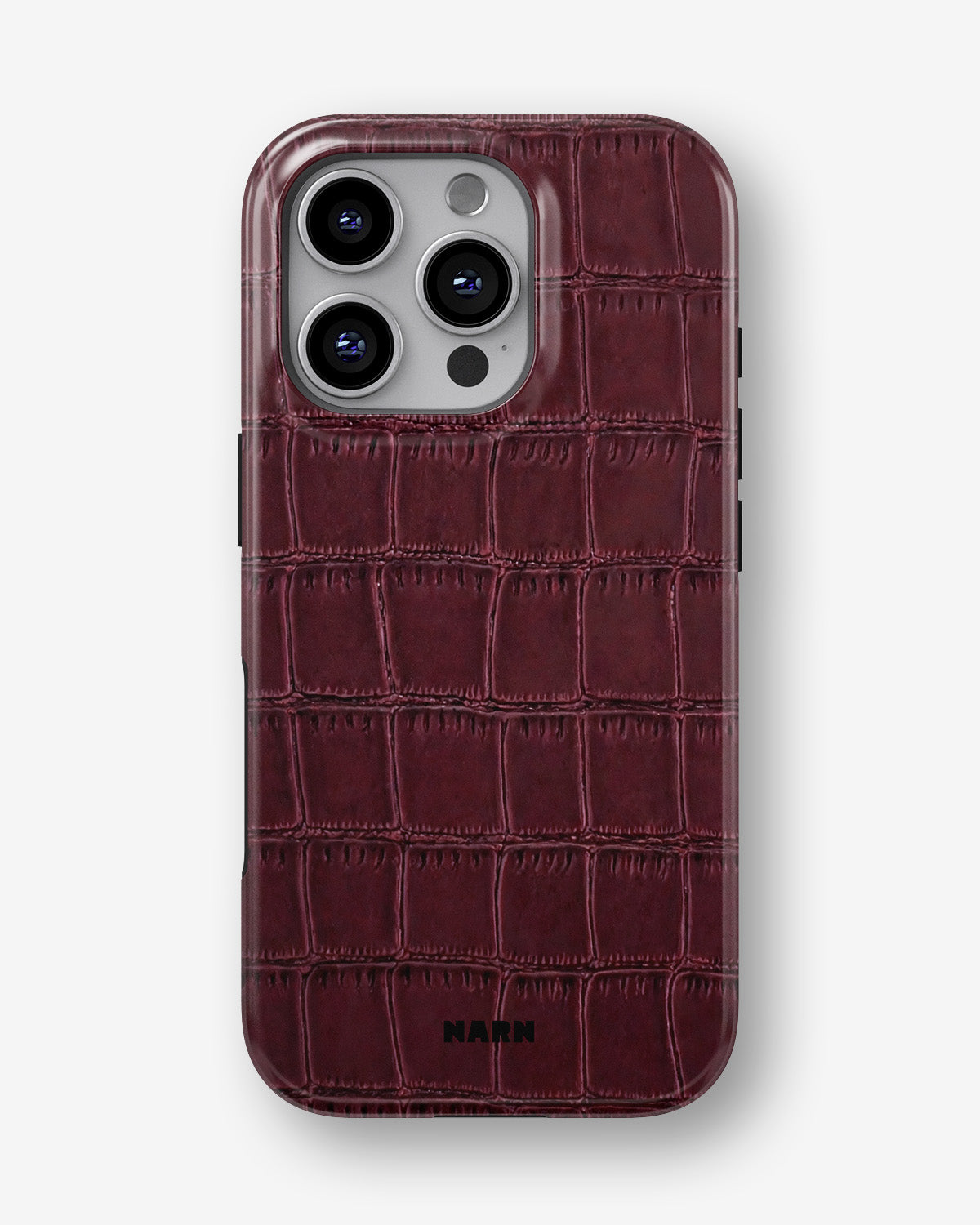 iPhone 16 Pro Max Tough Case – Rouge Croc - View 1