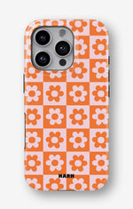 iPhone 16 Pro Max Tough Case – Peach Petals - View 1