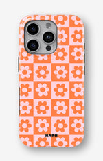 iPhone 16 Pro Max Tough Case – Peach Petals - View 1