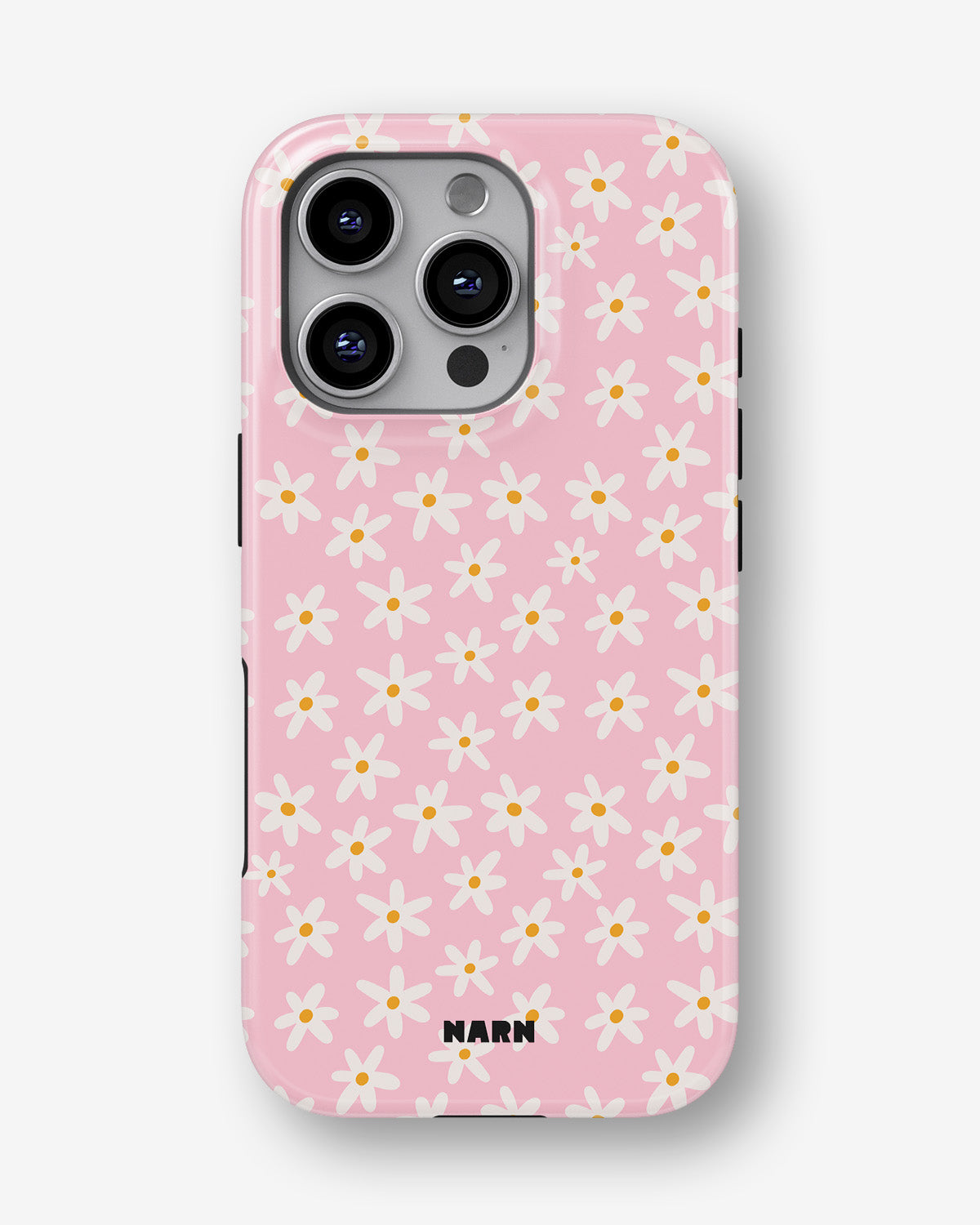 iPhone 16 Pro Max Tough Case – Pink Daisy - View 1