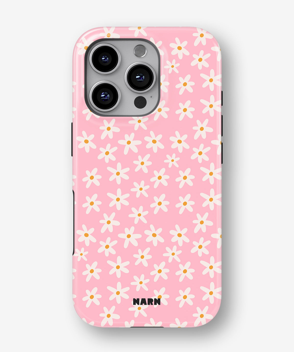 iPhone 16 Pro Max Tough Case – Pink Daisy - View 1