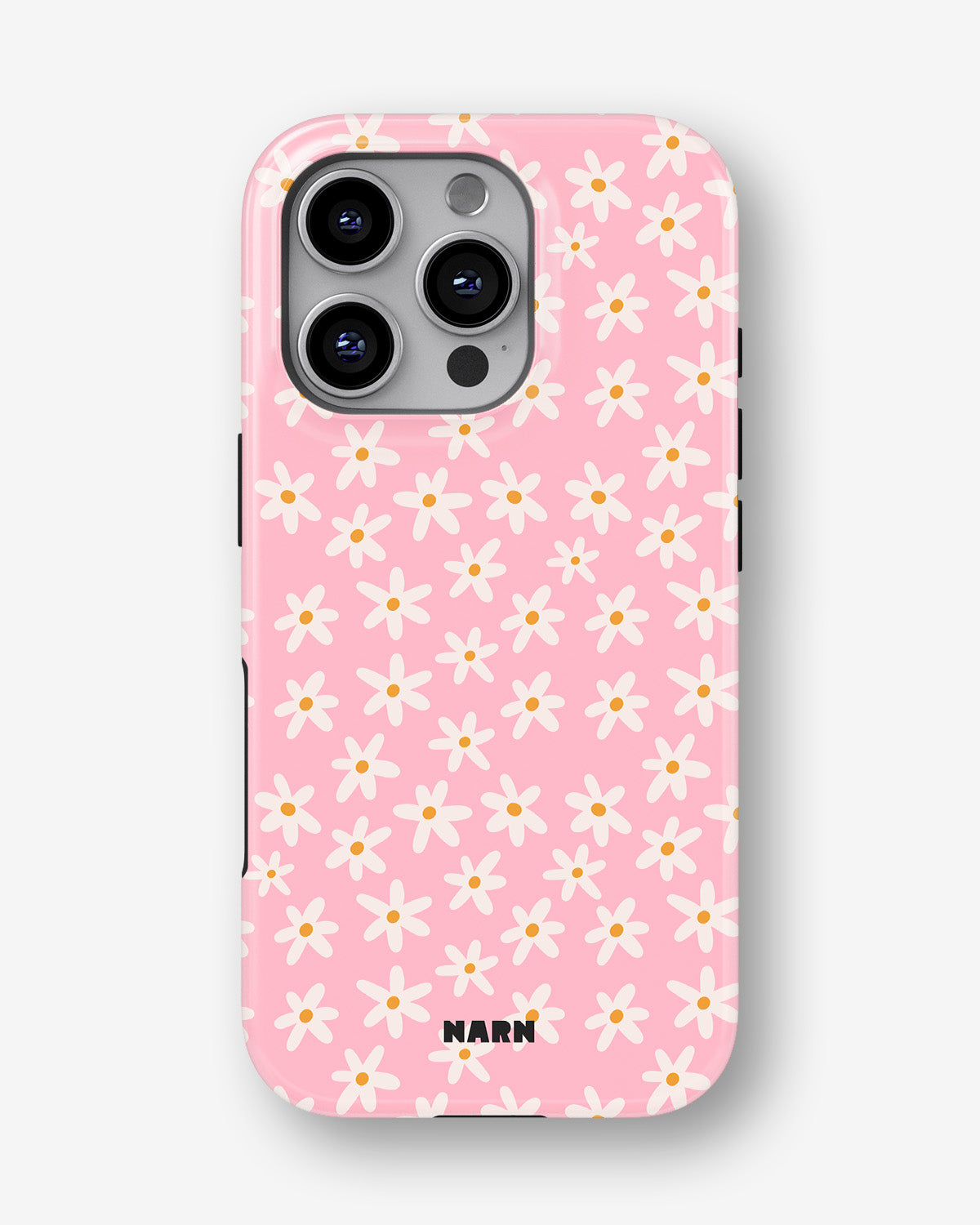 iPhone 16 Pro Max Tough Case – Pink Daisy - View 1