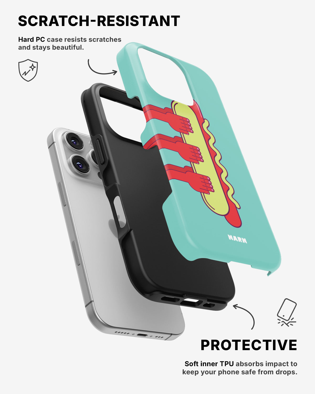 iPhone 16 Pro Max Tough Case – Hot Dog - View 2