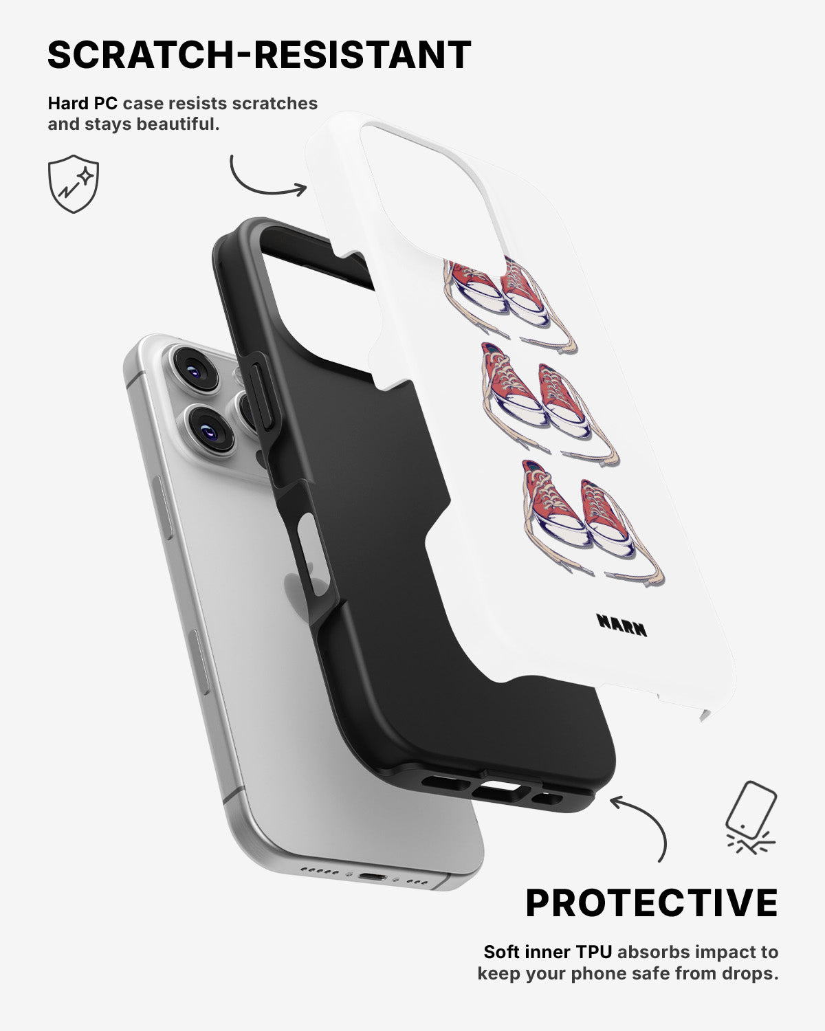 iPhone 16 Pro Max Tough Case – Shoes - View 2