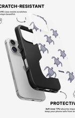 iPhone 16 Pro Max Tough Case – Blue Turtles - View 2