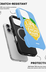 iPhone 16 Pro Max Tough Case – Lemon Quote - View 2