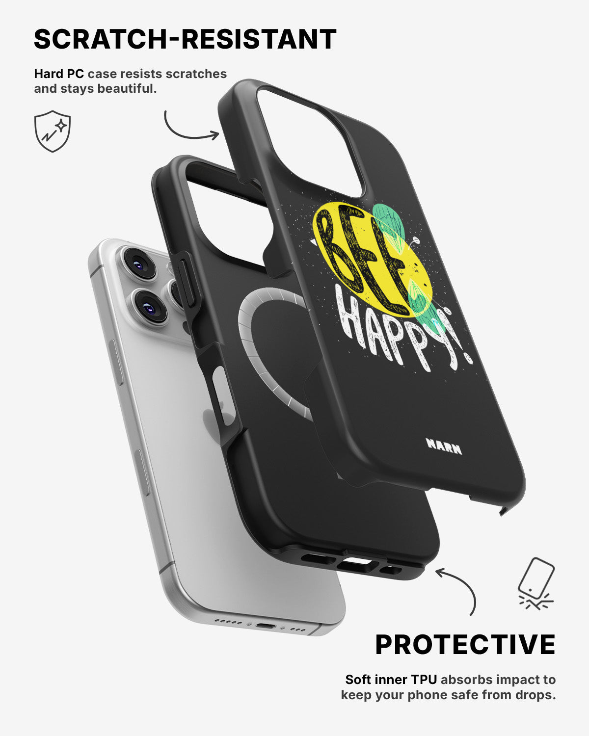 iPhone 16 Pro Max Tough Case – BEE Happy - View 2