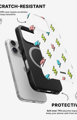 iPhone 16 Pro Max Tough Case – Lightning Bolts - View 2
