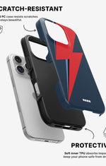 iPhone 16 Pro Max Tough Case – Blue Bowie - View 2