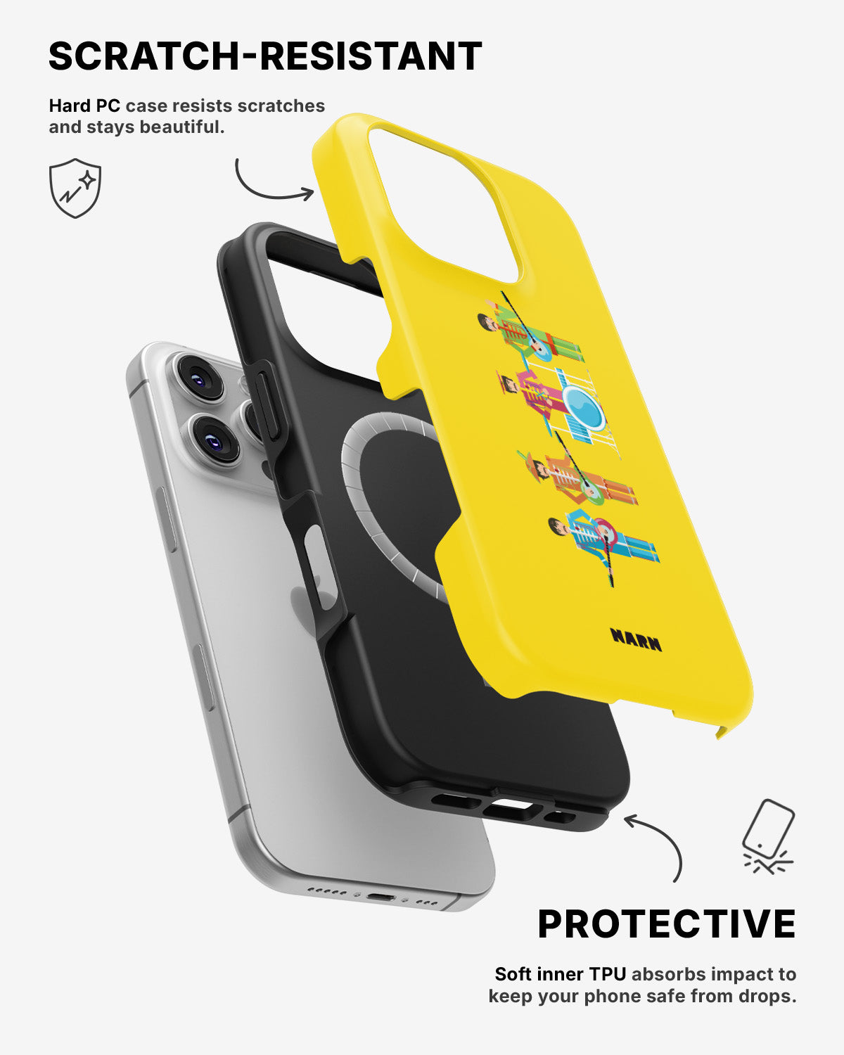 iPhone 16 Pro Max Tough Case – Beatles Yellow - View 2