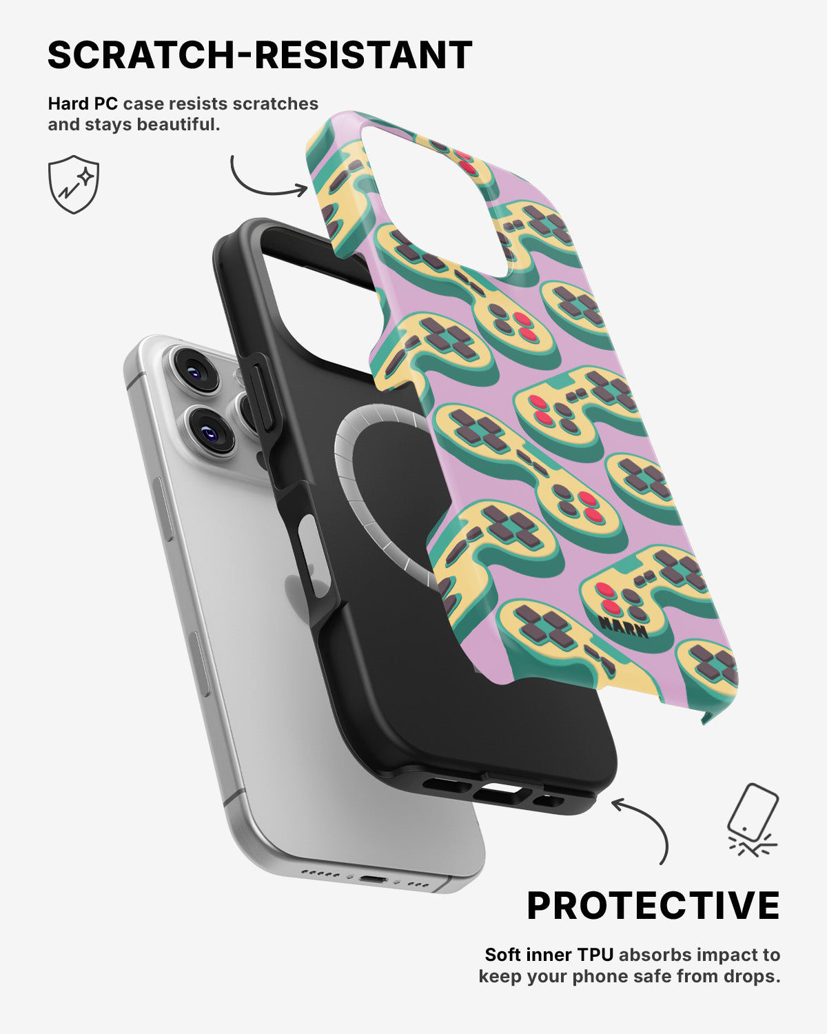 iPhone 16 Pro Max Tough Case – Gamepad - View 2