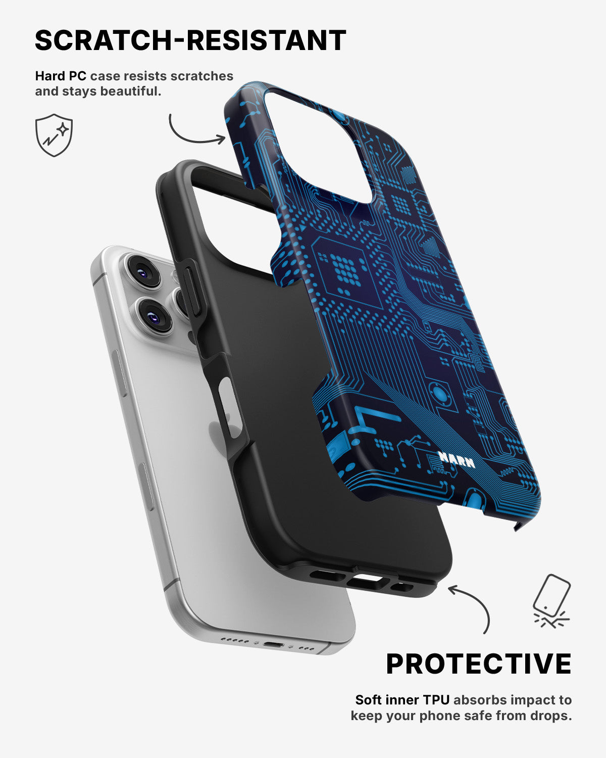iPhone 16 Pro Max Tough Case – Circuit Board - View 2