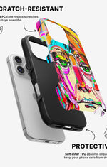 iPhone 16 Pro Max Tough Case – Abstract Portrait - View 2