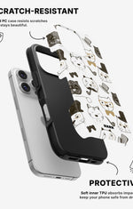 iPhone 16 Pro Max Tough Case – Cartoon Cats - View 2