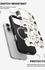 iPhone 16 Pro Max Tough Case – Cartoon Cats - View 2