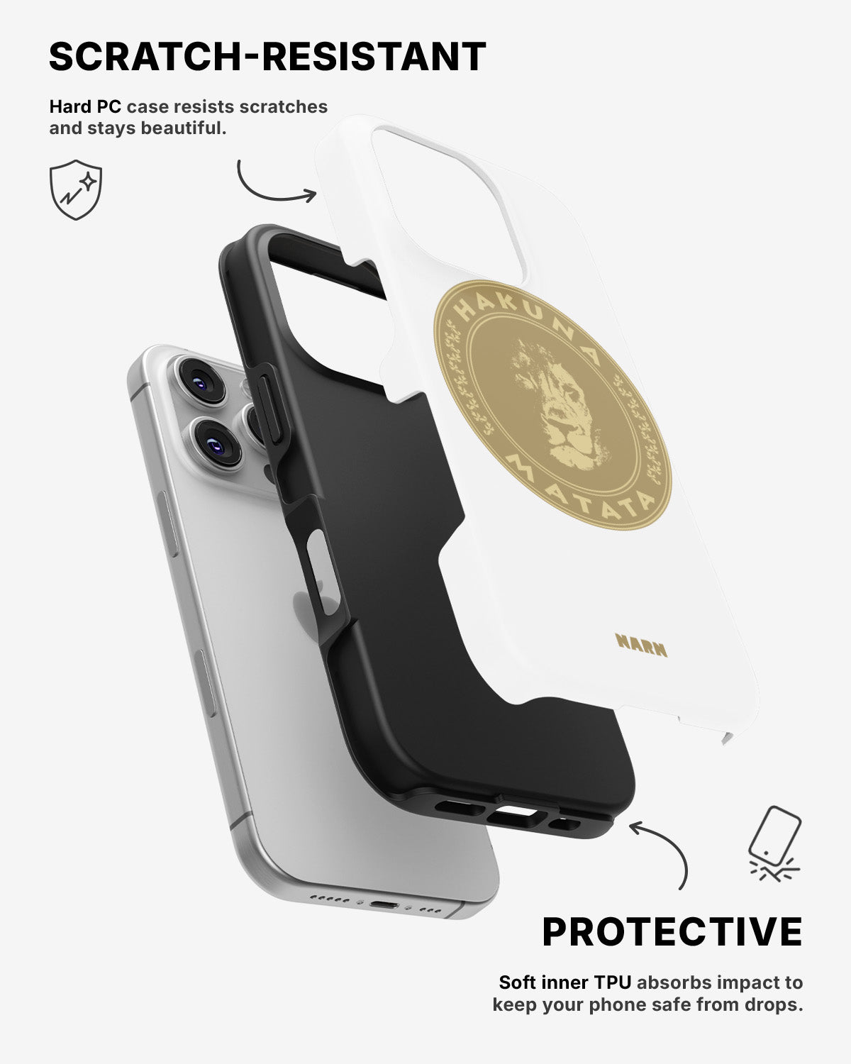 iPhone 16 Pro Max Tough Case – Hakuna Matata - View 2