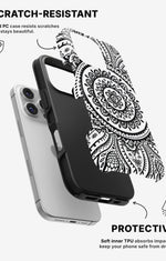 iPhone 16 Pro Max Tough Case – Henna Mandala - View 2